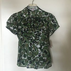 COPY - Kensiegirl green medium button down